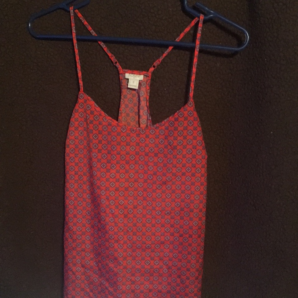 J. Crew fashionable razor back top